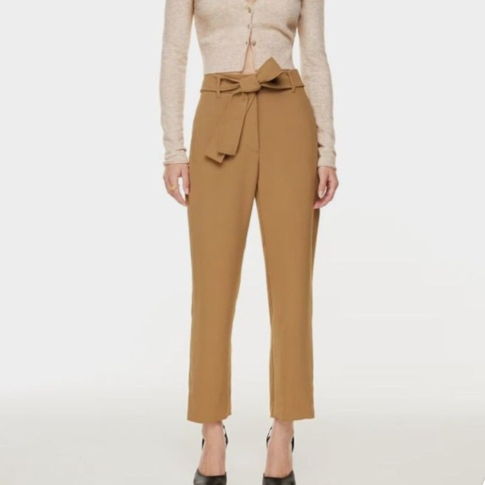 Aritzia Wilfred Tie-Front Pants